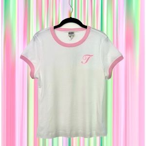 vintage tinker bell disney ringer tee